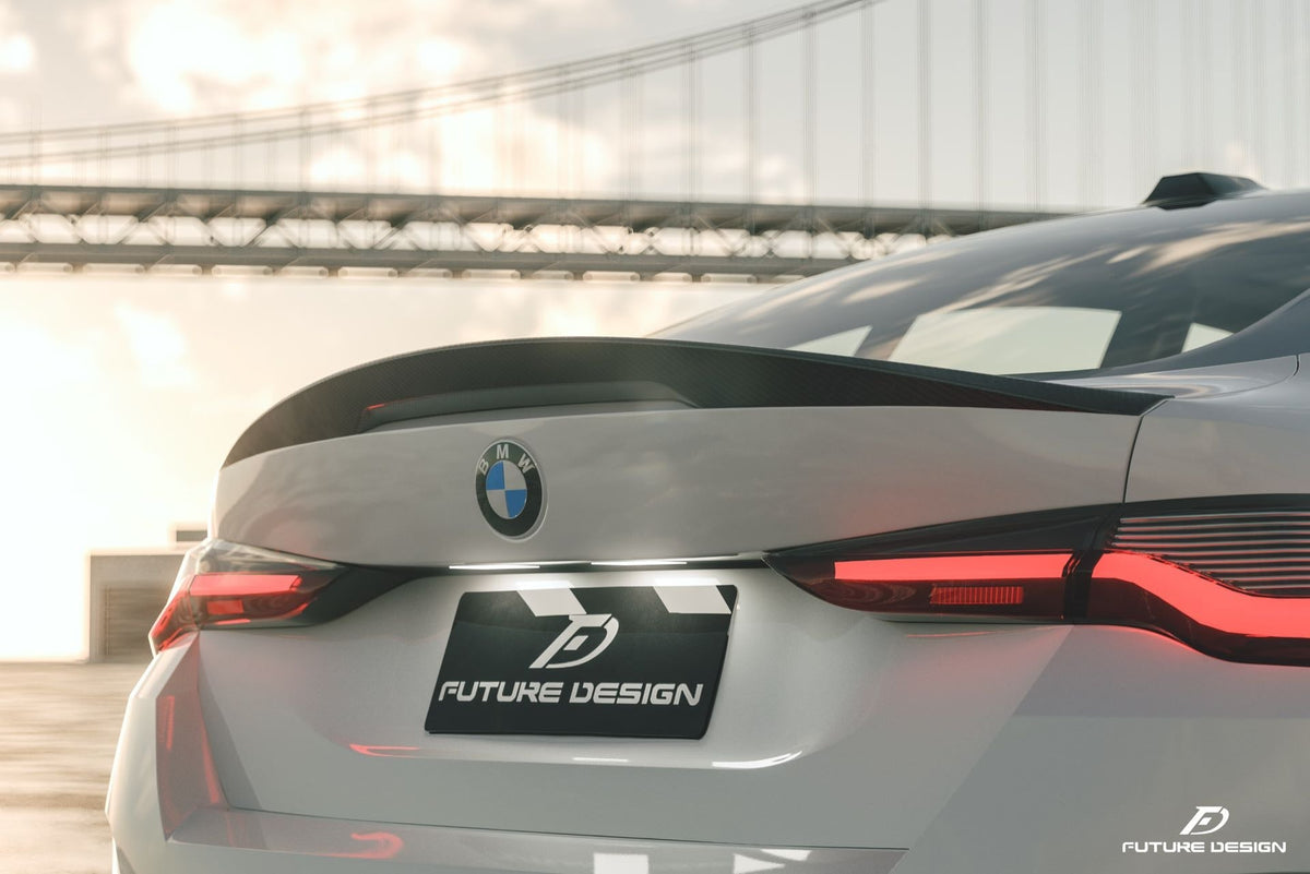 Future Design FD V2 Carbon Fiber REAR SPOILER for BMW I4 G26