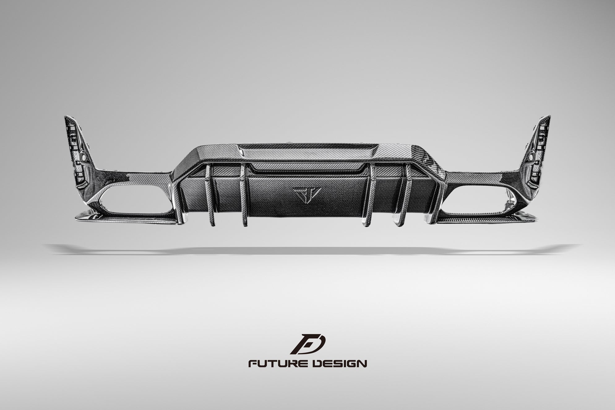Future Design FD V1 Carbon Fiber Rear Diffuser for BMW G20 / G21 3 Series M340i 330i 2023-ON LCI