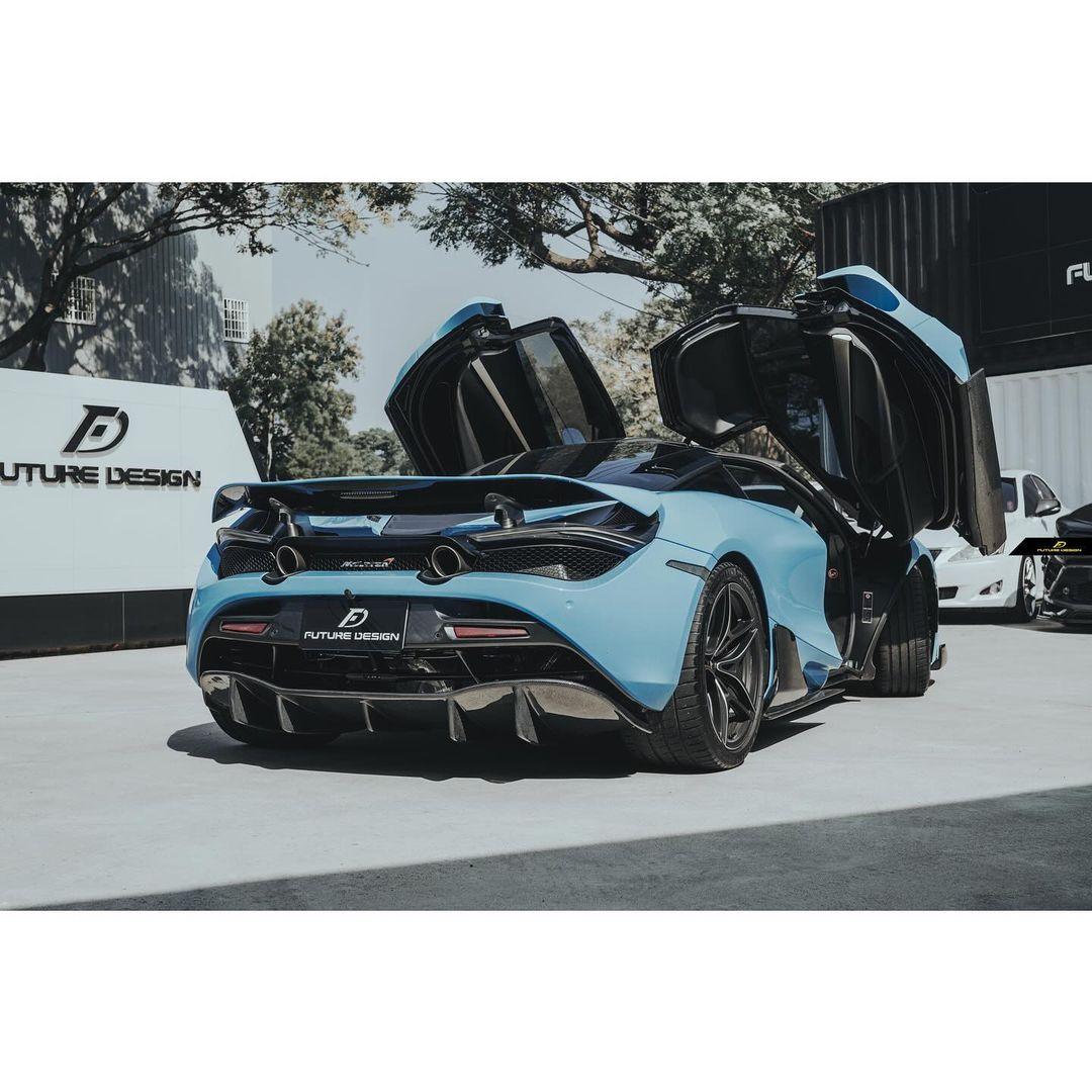 720s Rear Diffuser Future Design Carbon McLaren 720S Carbon Fiber Rear Diffuser