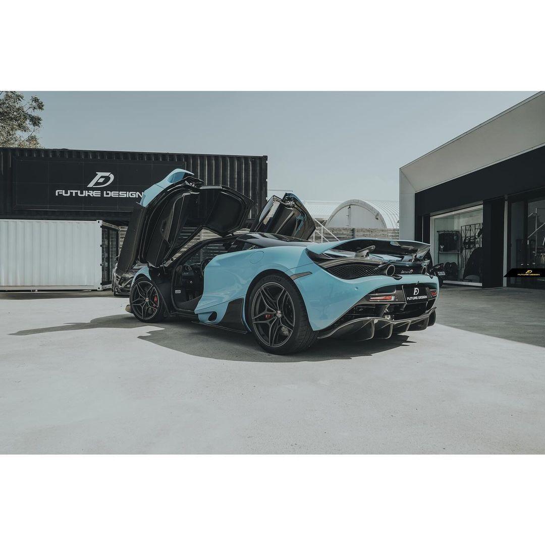 720s Rear Diffuser Future Design Carbon McLaren 720S Carbon Fiber Rear Diffuser