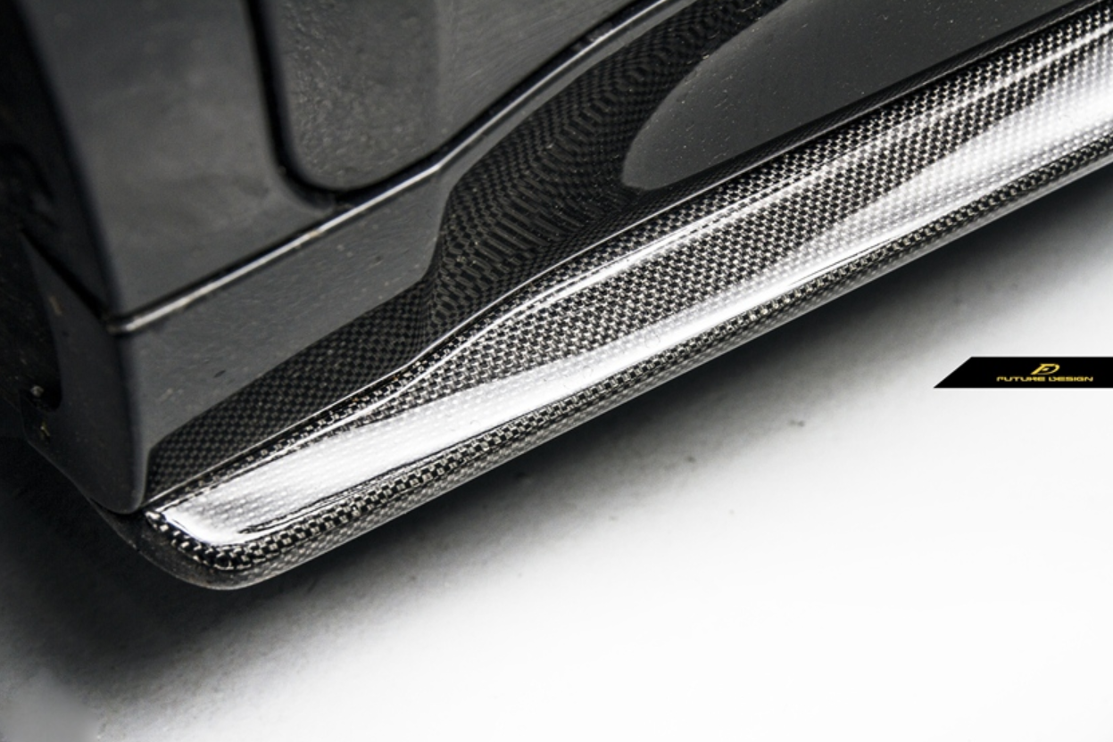 Future Design 3D STYLE Carbon Fiber SIDE SKIRTS for BMW X5 X5M X6 X6M 2015-2019