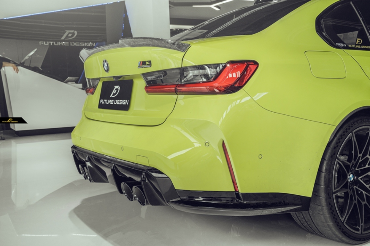 Future Design FD Carbon Fiber Rear Spoiler for BMW G20 / G21 3 Series  & M3 G80 2021-ON