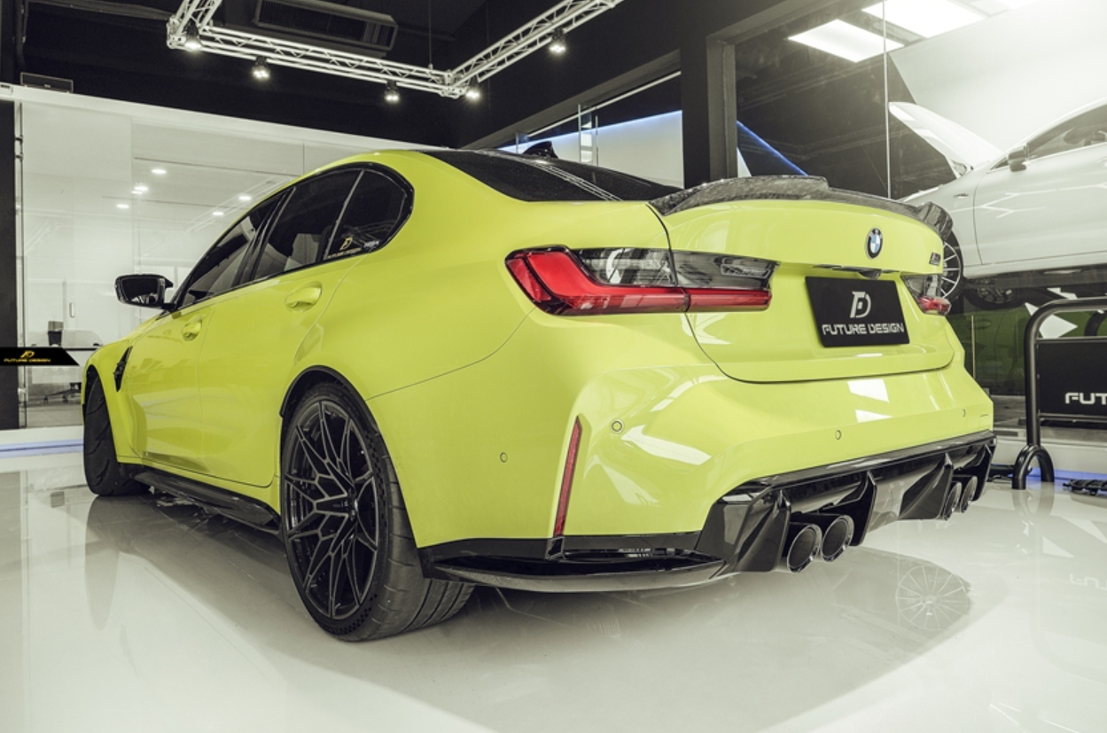 Future Design FD Carbon Fiber Rear Spoiler for BMW G20 / G21 3 Series  & M3 G80 2021-ON