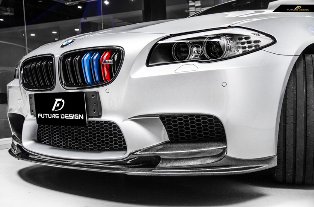 Future Design Carbon Fiber Front Lip 3D Style for BMW M5 F10