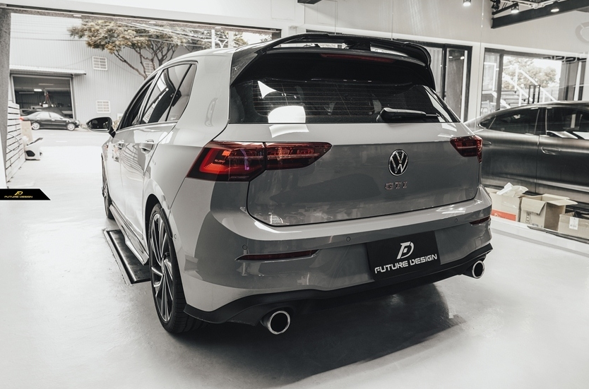 Future Design FD Carbon Fiber REAR ROOF SPOILER for Volkswagen Golf R ...
