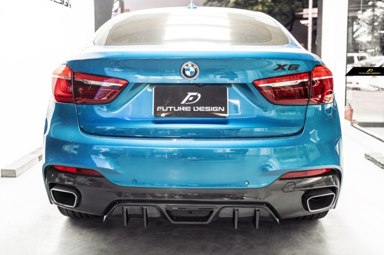 Future Design FD Carbon Fiber REAR DIFFUSER for BMW X6 F16 2015-2019 –  Future Design Carbon