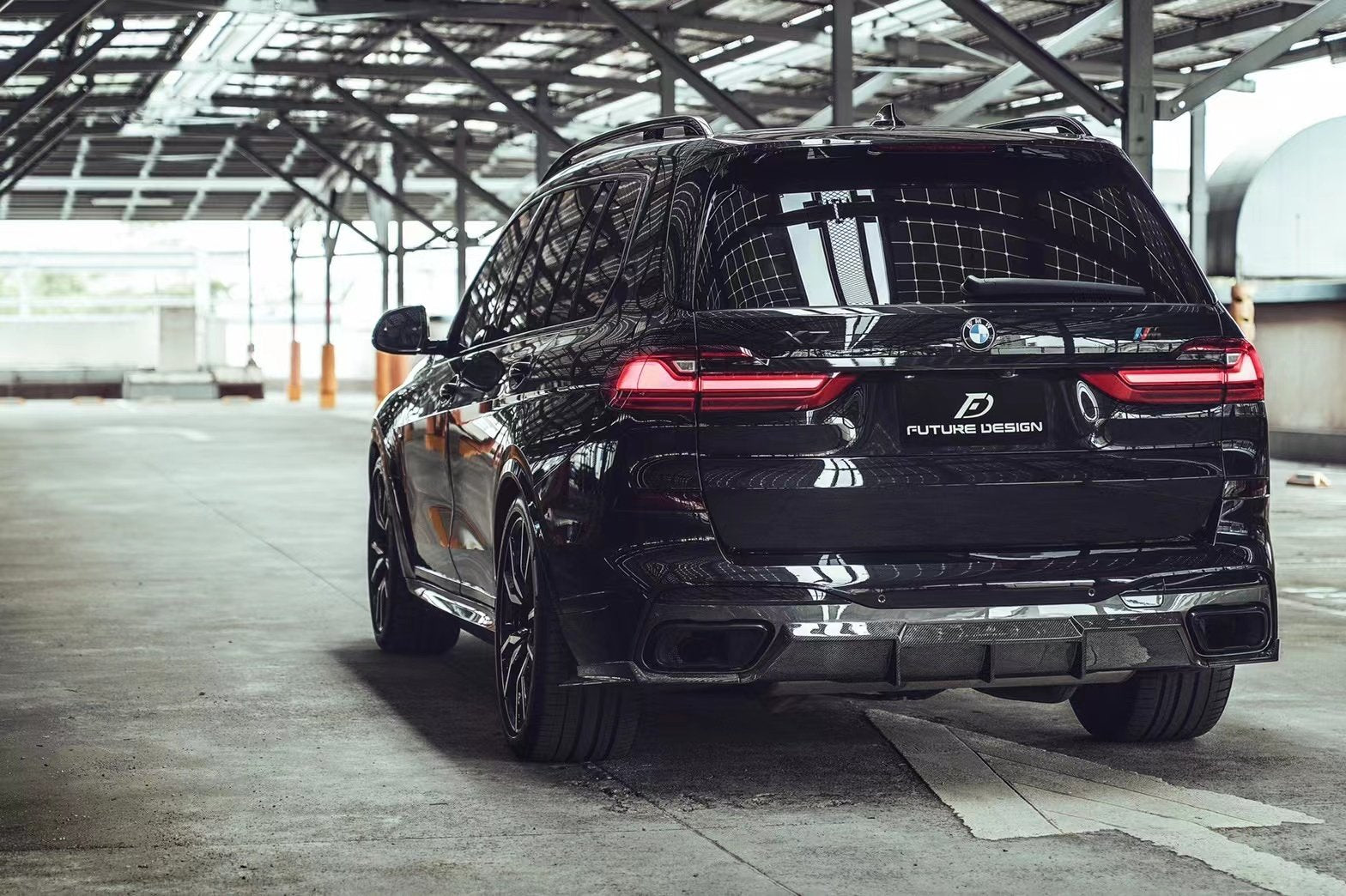 Future Design FD Carbon Fiber REAR DIFFUSER for BMW X7 G07 2020-2022 ...