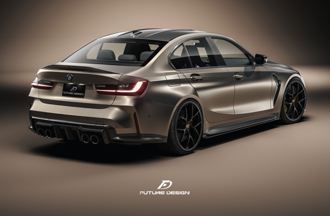 Future Design FD V1 Carbon Fiber Rear Spoiler for BMW G20 / G21 3 Series  & M3 G80 2021-ON