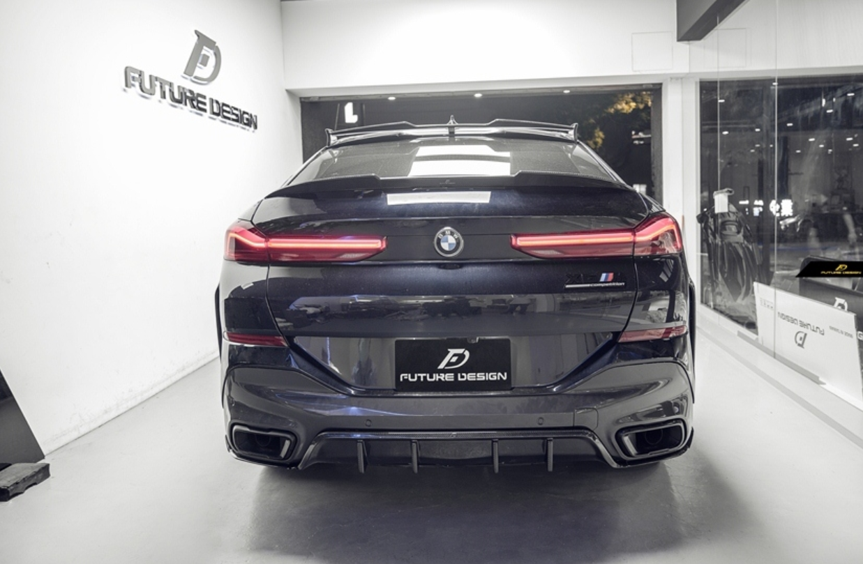 Future Design FD Carbon Fiber REAR DIFFUSER for BMW X6 G06 2020-ON