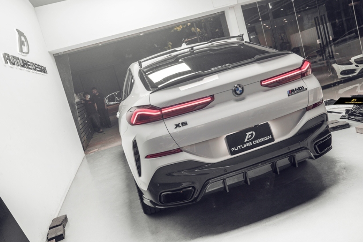 Future Design FD Carbon Fiber REAR DIFFUSER for BMW X6 G06 2020-ON