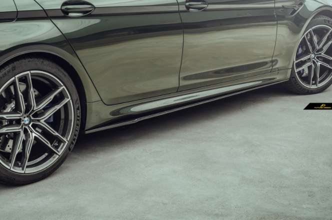 Future Design Carbon Fiber Side Skirts FD GT Style For BMW F90 M5 & 5 Series G30 530i M540i