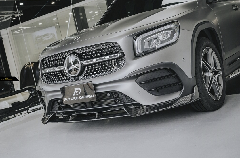 Future Design FD V2 Carbon Fiber FRONT LIP SPLITTER for Mercedes Benz GLB250 AMG / GLB35 AMG X247 2020-ON