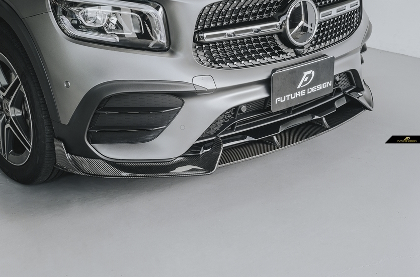 Future Design FD V2 Carbon Fiber FRONT LIP SPLITTER for Mercedes Benz GLB250 AMG / GLB35 AMG X247 2020-ON