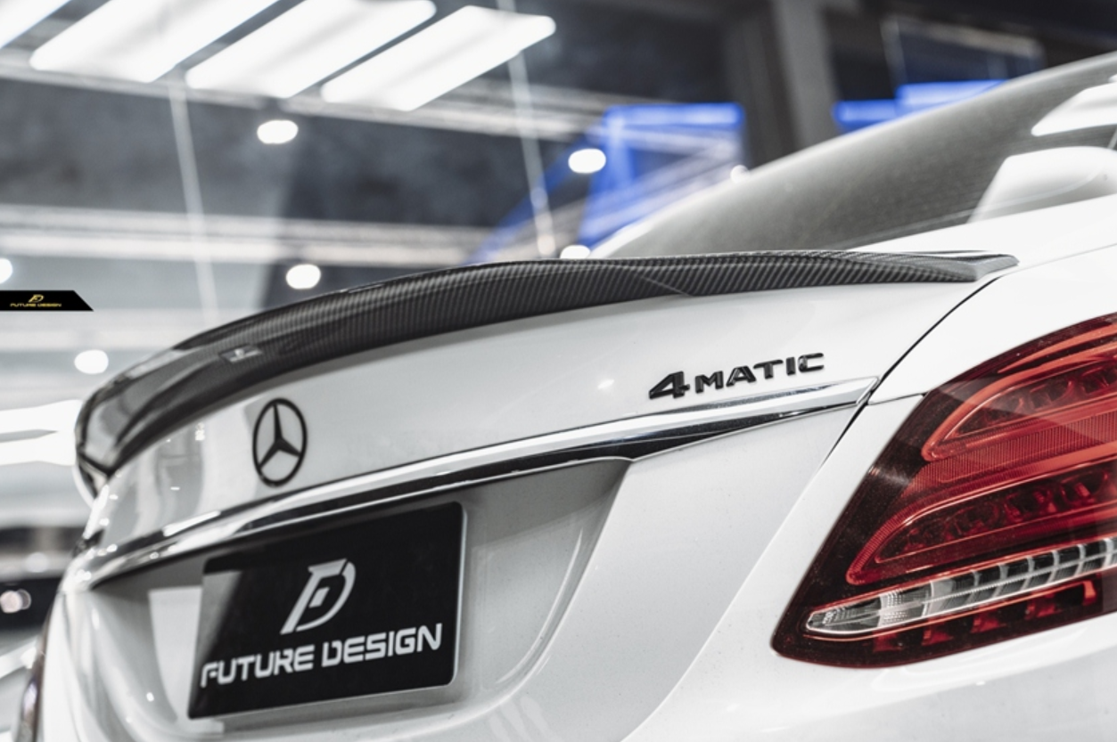Future Design Carbon Fiber FD GT Rear Spoiler for Benz W205 2015-2020