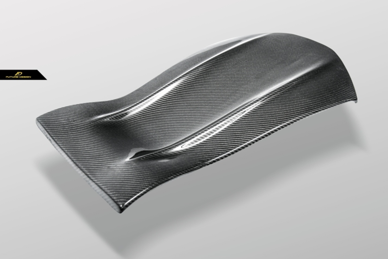 Future Design Carbon Fiber Bucket Seat-back Cover for W205 C63 C63S C43 / C117 CLA45 AMG