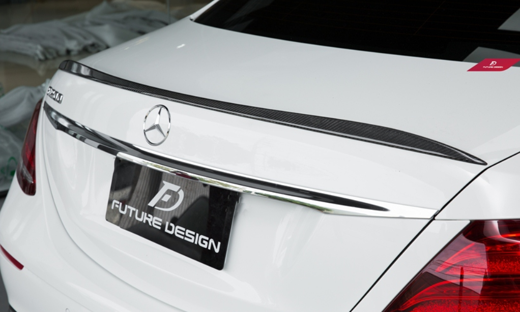 Mercedes C-Class W205 Sedan AMG Style Carbon Fiber Rear Spoiler