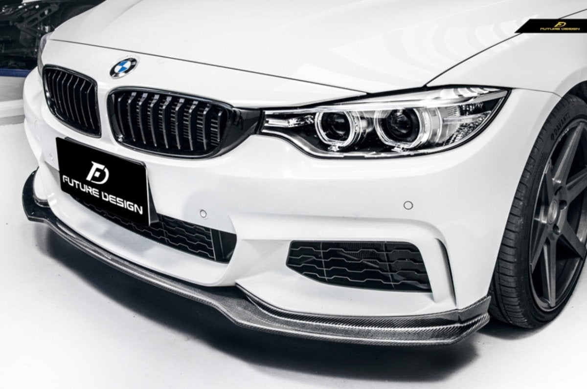Future Design Carbon END Carbon Fiber Front Lip for BMW 4 Series F32 F33 F36 - Performance SpeedShop