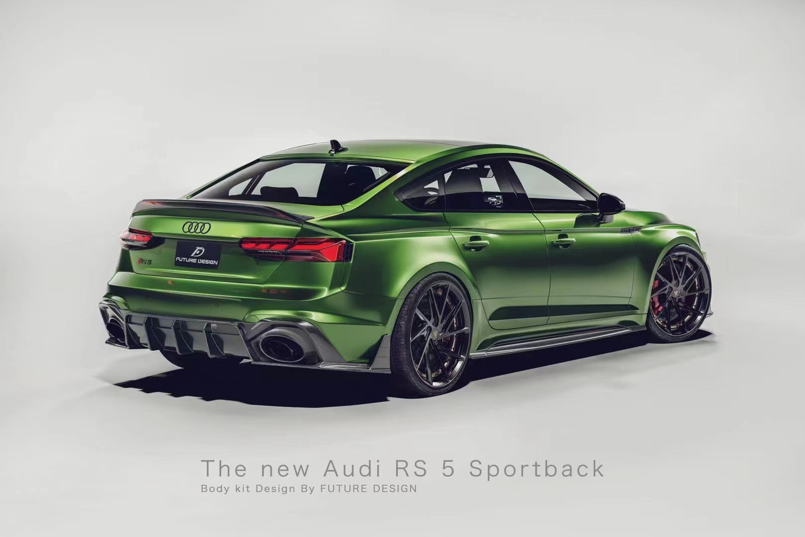 2018 - 2024 B9 & B9.5 Audi A5, S5, RS5 - Carbon Fiber Spoiler - M4 Sty