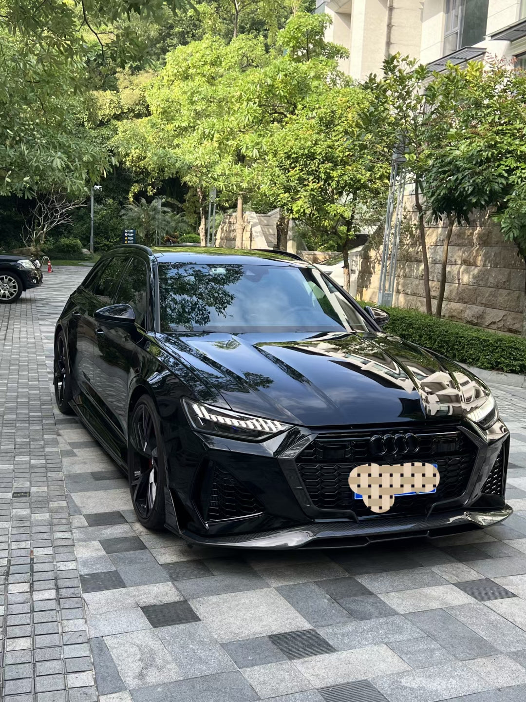 Future Design Blaze Carbon Fiber FRONT LIP SPLITTER for Audi RS6 RS7 C8 2020-ON