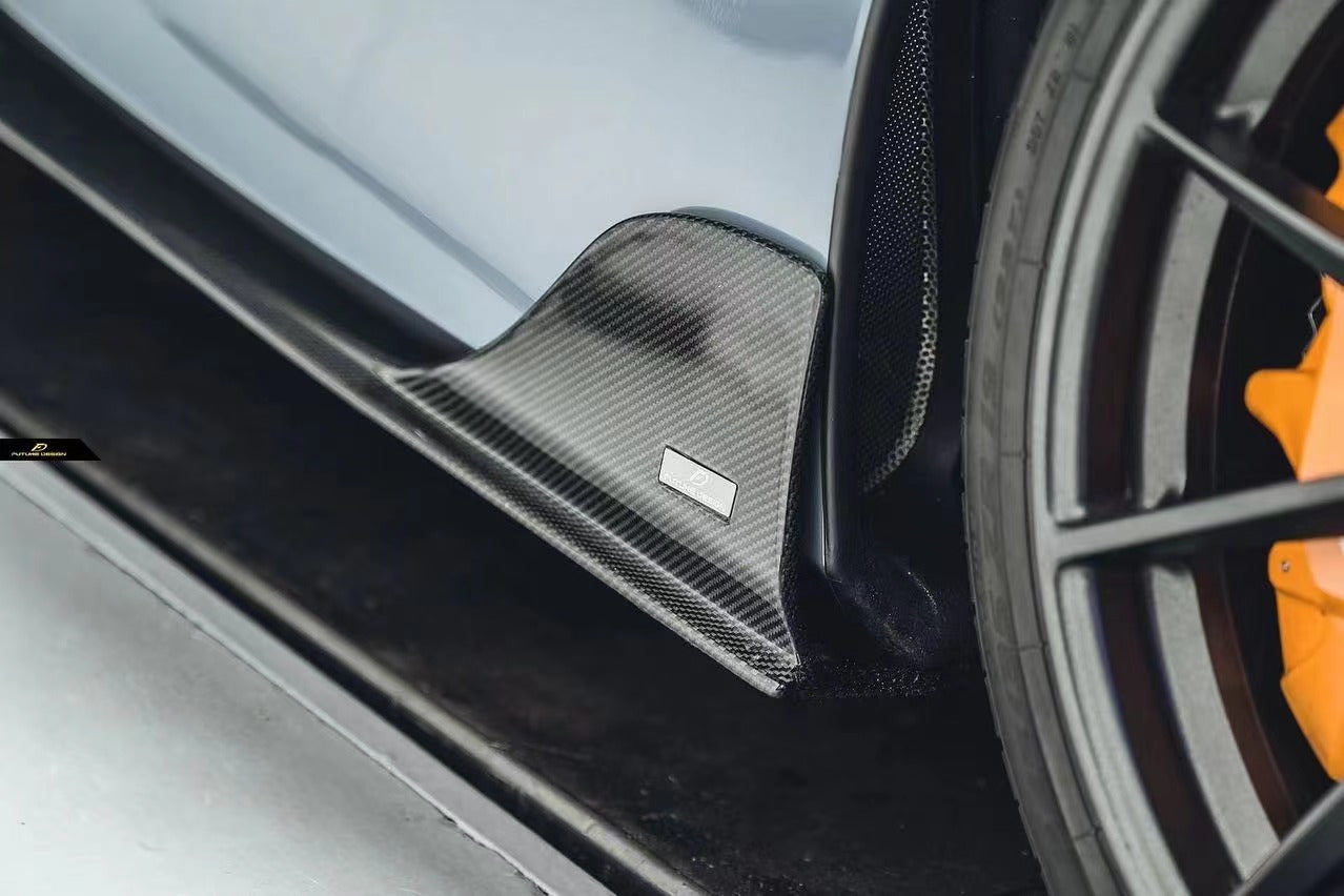 Future Design Carbon Fiber SIDE SKIRTS for McLaren 720S