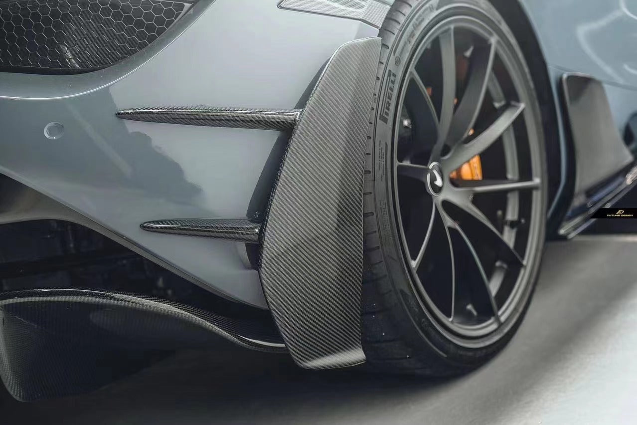 Future Design Carbon Fiber REAR BUMPER SIDE VALENCES for McLaren 720S